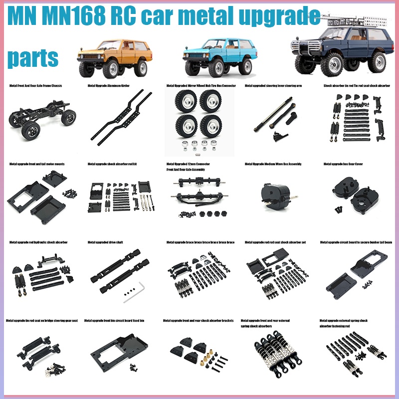 TERMURAH MN168 Metal Upgrade Accessories 370 Motor Metal Gearbox