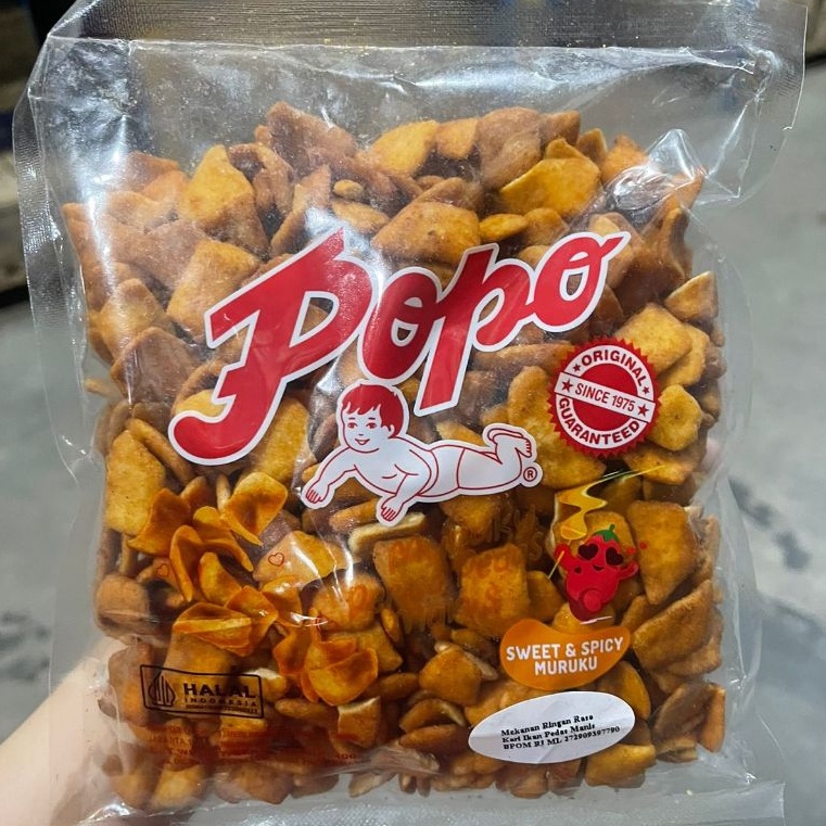 

A Popo Muruku Snek Happy Hour Sweet & Spicy Snaks / Popo Muruku Ikan 400Gr