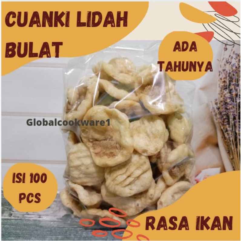 

A Cuanki Lidah Bulat/ Tahu Geprek Isi 100 Pcs Toping Baso Aci, Mie Instan, Seblak