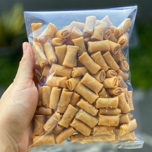 

A Sumpia Udang Kering 1/2Kg Murah Kiloan Varian ( Sumpia Mini,Pedas,Gurih,Samosa Abon) 500Gram
