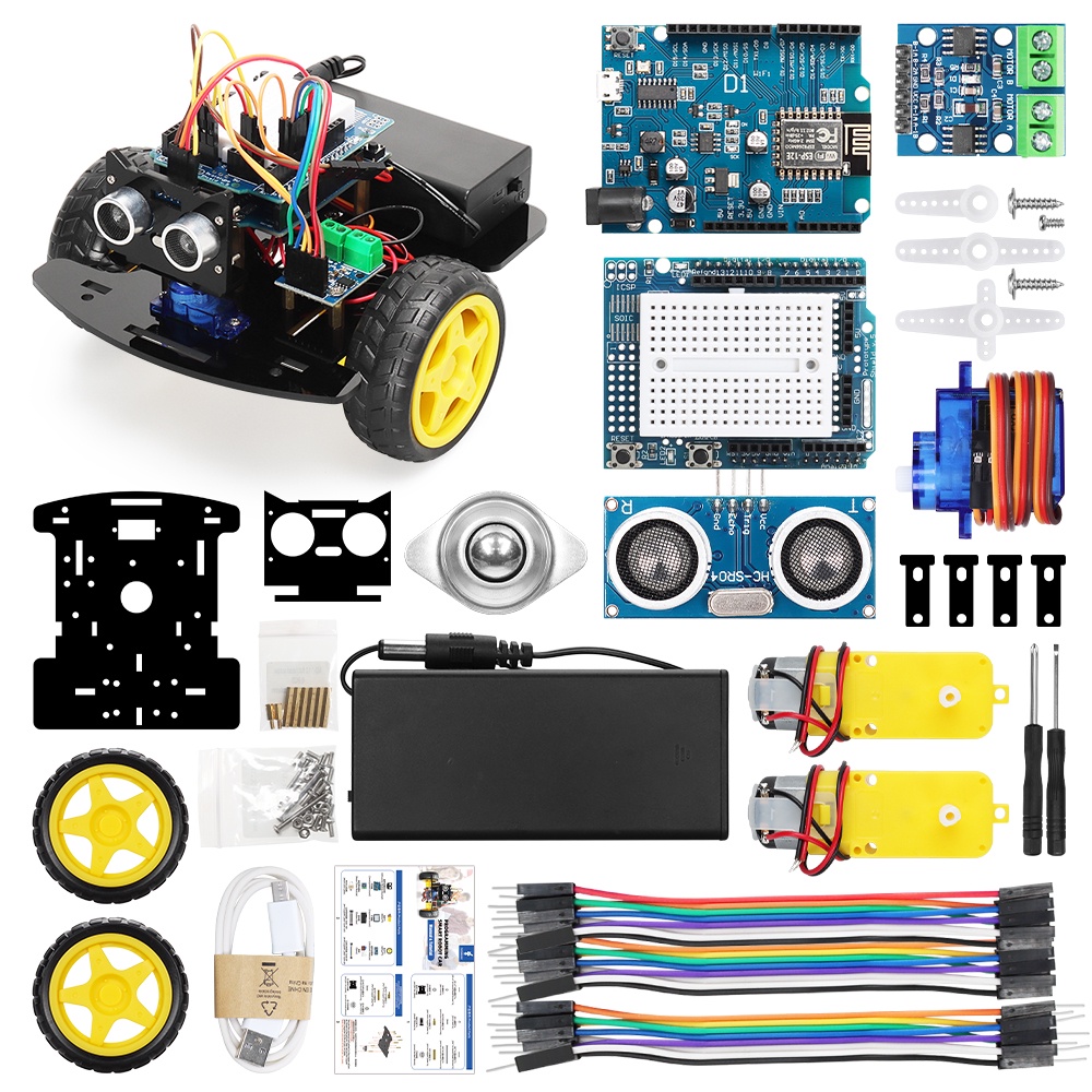 Tscinbuny Robot Kit Automation Kits for Arduino Uno Kit Complete Professional Robotic Electronic Kit