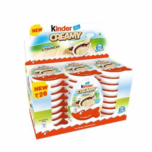 

A 1 Box Isi12Pcs Kinder Creamy Milky 19Gr Exp.Oktober 2025