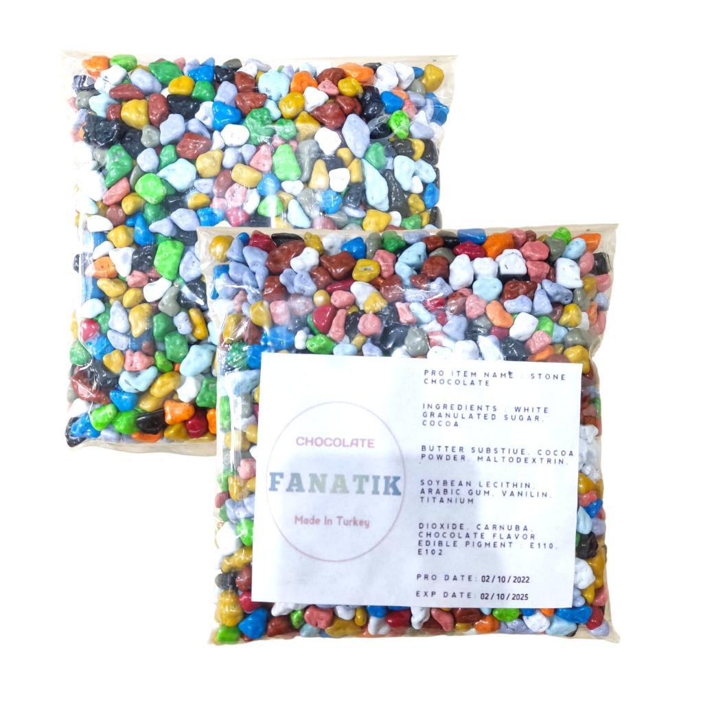 

A Coklat Kerikil / Batu Turki 250 Gram