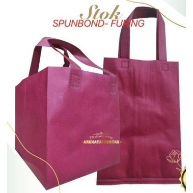 (Expert) 22x22x26 Tas spunbond nasi kotak / goodie bag box nasi