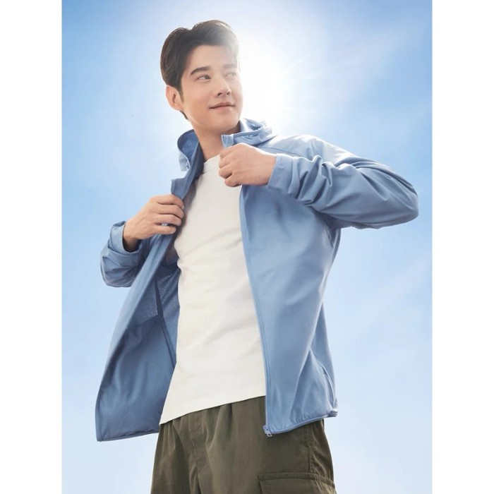 Terbaru Jaket Pocketable Windbreaker Lightweight Uv Protection Jacket - Uq