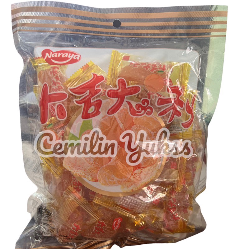 

A Naraya Permen Jelly Jeruk 500G Naraya Orange Candy Dajidali Permen Lunak Rasa Jeruk Naraya Jelly