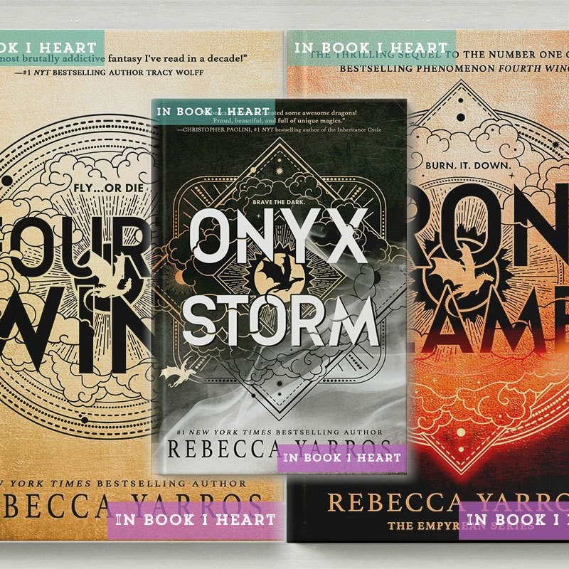 Fourth Wing - Iron Flame - Onyx Storm by Rebecca Yarros
