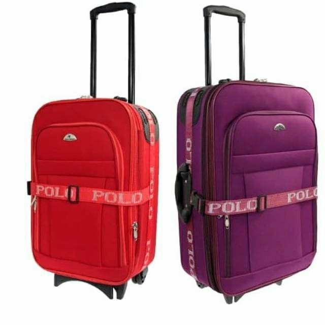 koper 20 inch polo bahan kain / tas koper polo