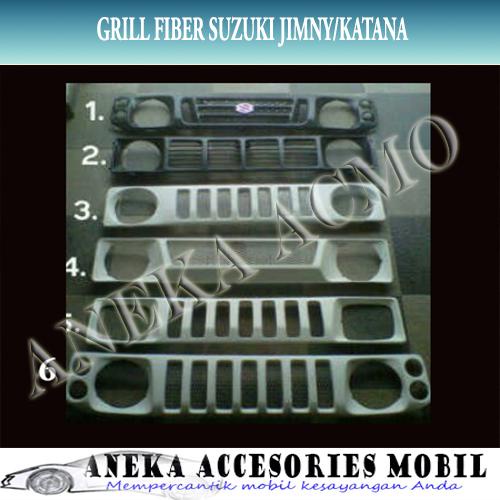 Bodykit Grill / Grille Depan Fiber Mobil Suzuki Jimny Katana