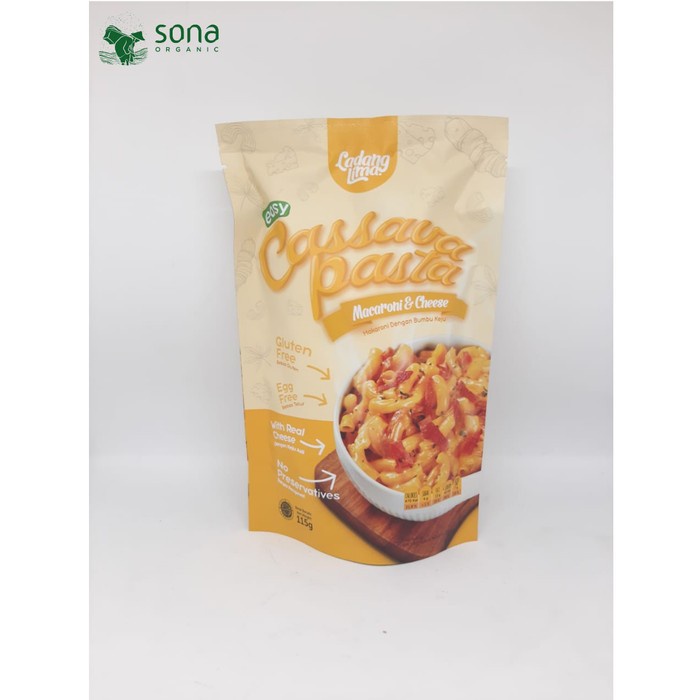 

(TopSeller) ladang lima pasta mac & chesse cassava 115gr