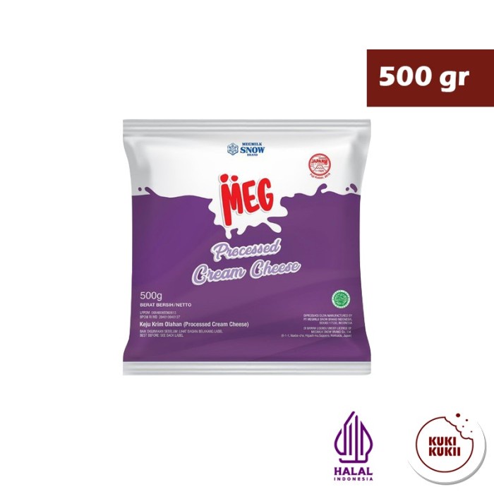 

(TopSeller) Meg Processed Cream Cheese 500gr