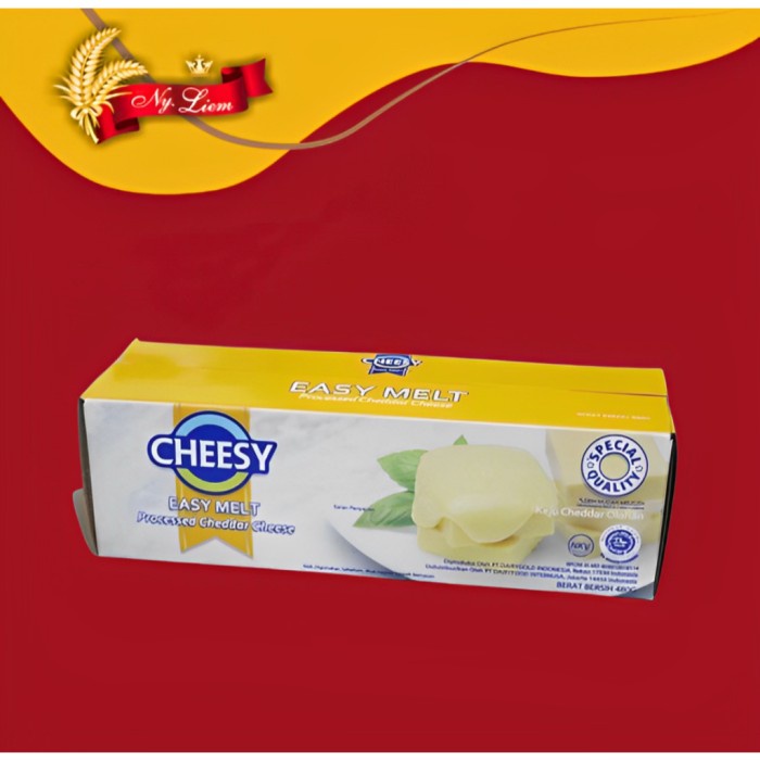 

(TopSeller) CHEESY Easy Melt Keju Cheddar Olahan 480 gr