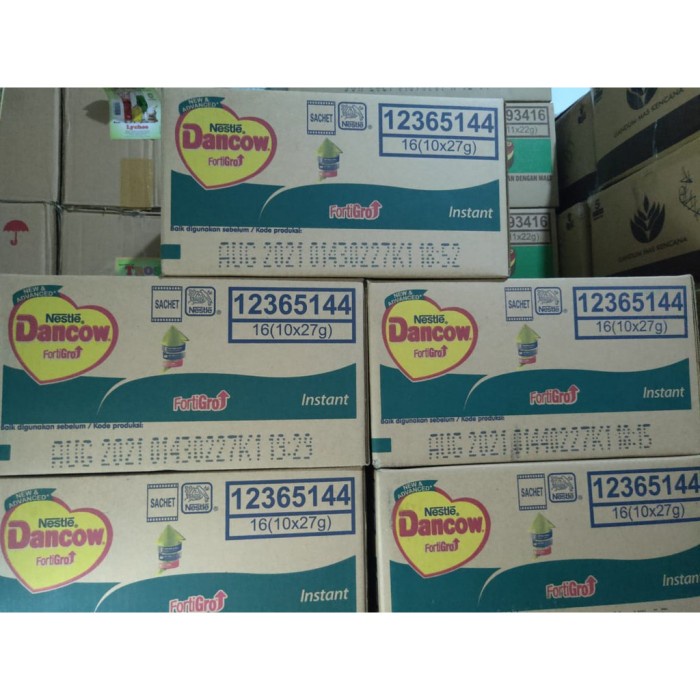 

(TopSeller) Dancow Vanila Fortigo Sachet renceng 27gr x 10