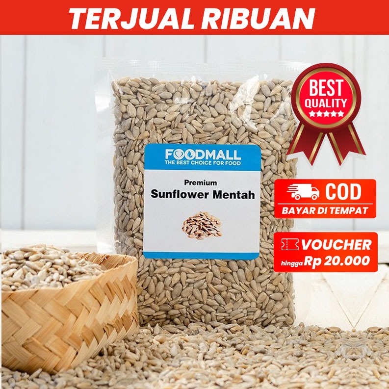 

A Sunflower Seed 250 Gr Mentah / Biji Matahari Kupas