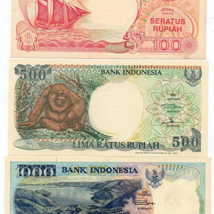 

Koleksi Indonesia 100-500-1000 Tahun 1992 - Kertas Asli - Stationery