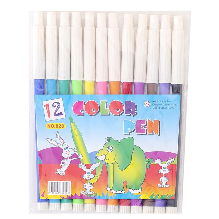 

Spidol Pen Marker Isi 12 Warna Untuk Mewarnai Dengan Indah