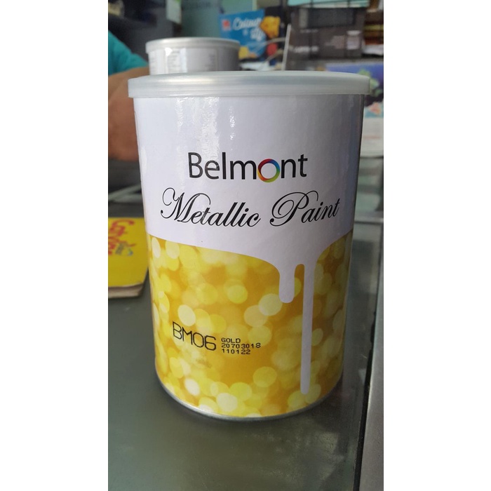 Belmont Metallic Paint Cat Acrylic Yang Menghasilkan Nuansa Metallic