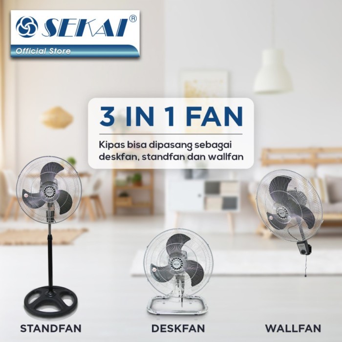 PROMO KIPAS ANGIN 3 IN 1 SEKAI IST 1851 IST1851 KIPAS ANGIN