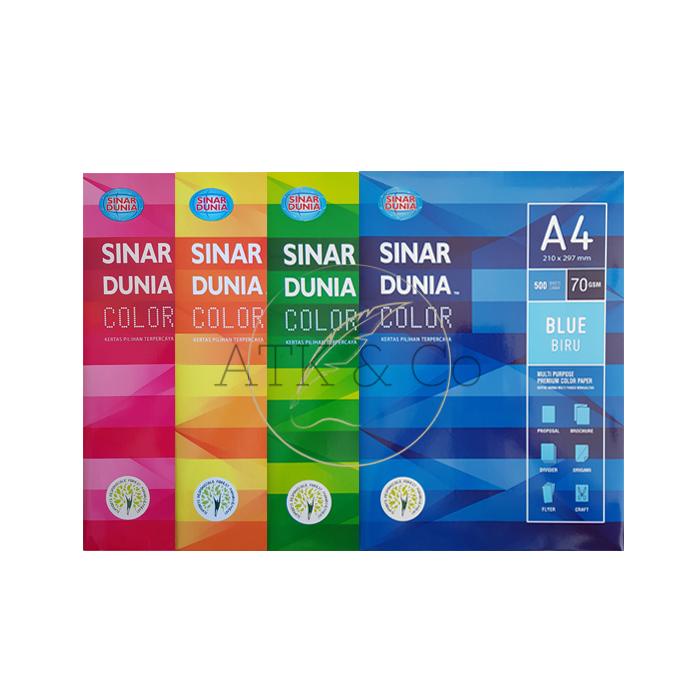 

pintar- Kertas HVS A4 70gr Warna Sinar Dunia - Kertas HVS A4 Warna Sinar Dunia