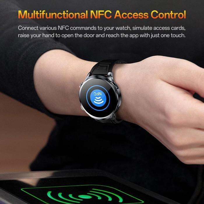 New GiftAolon 4G Ultra Mate Smartwatch 52Mm Sim Card Wifi Gps 1.95'' Amoled Screen App Download Wa