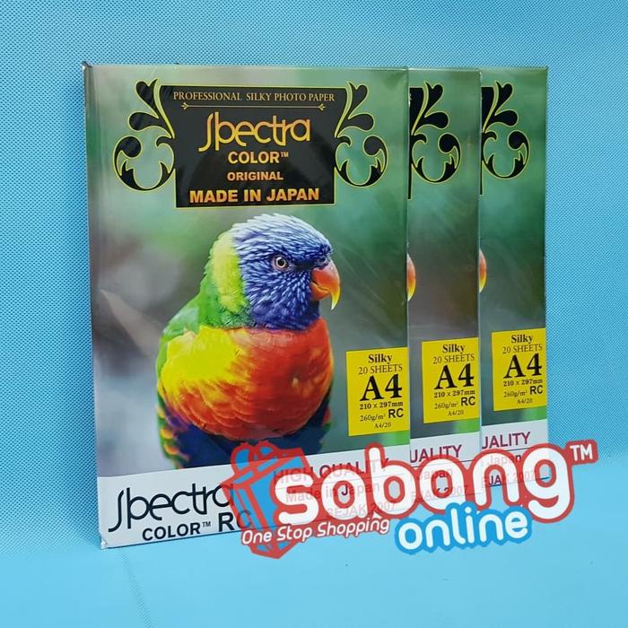 

pintar- SPECTRA SILKY 260 GSM / KERTAS FOTO SILKY