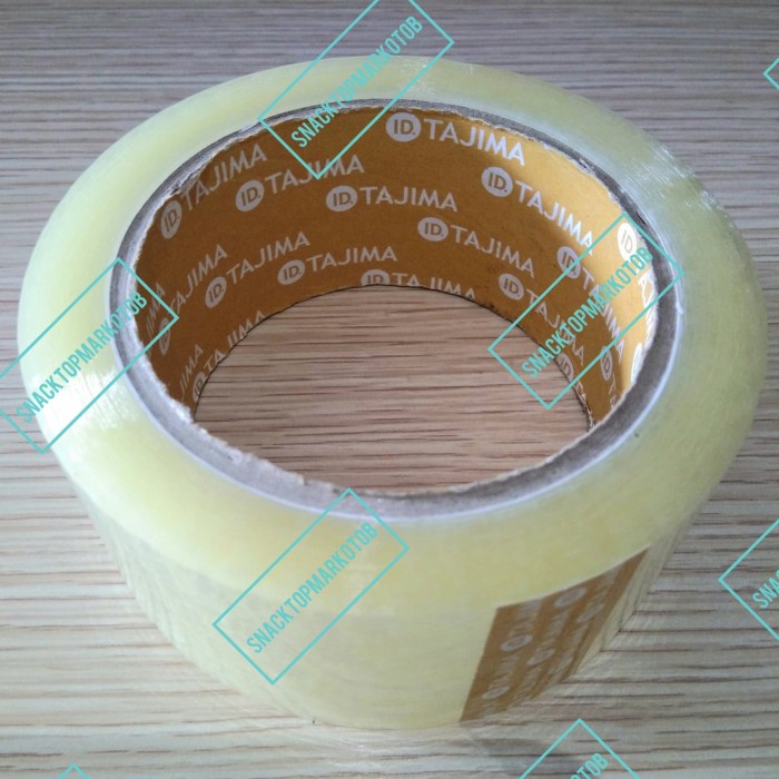 

pintar- Lakban Bening Coklat 2Inch (45mm) 100Yards Tajima Yellow Core Per Dus