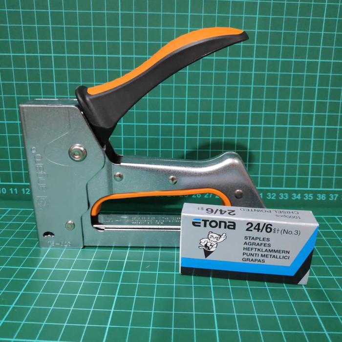 

pintar- Hekter Gun / Stapler Gun Kangaro TS-623 bonus Etona 24/6