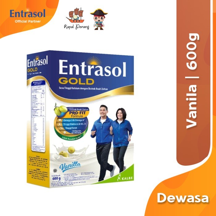 

BARANG TERLARIS Entrasol Gold Vanila 600 gram