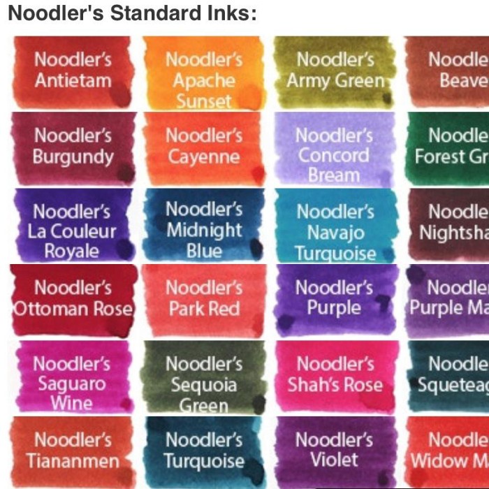 

NOODLERS FOUNTAIN PEN INK 3OZ STANDARD (1)/TINTA