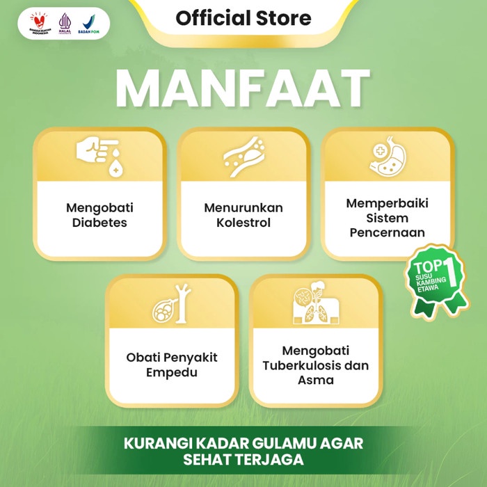 

BARANG TERLARIS Goat Me Non Sugar Vanilla Susu Kambing Etawa Bubuk - Ternak Syams