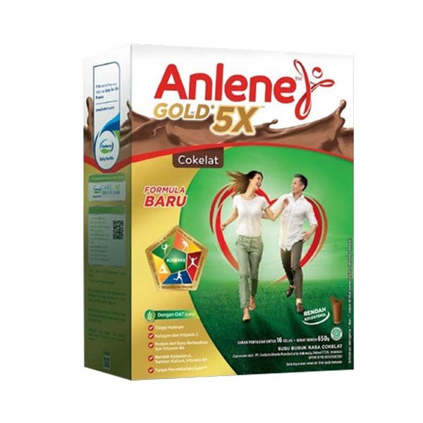

BARANG TERLARIS ANLENE GOLD 5X COKLAT 650 GR