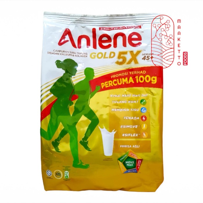 BARANG TERLARIS Susu Anlene Gold Plus Malaysia Dewasa / Susu Lansia 1kg
