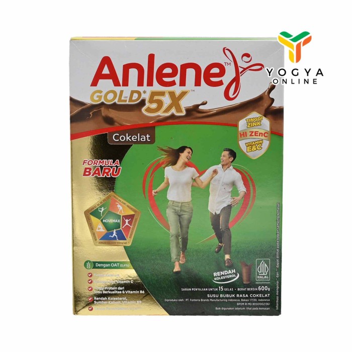 

BARANG TERLARIS Anlene Gold Coklat 600 Gram