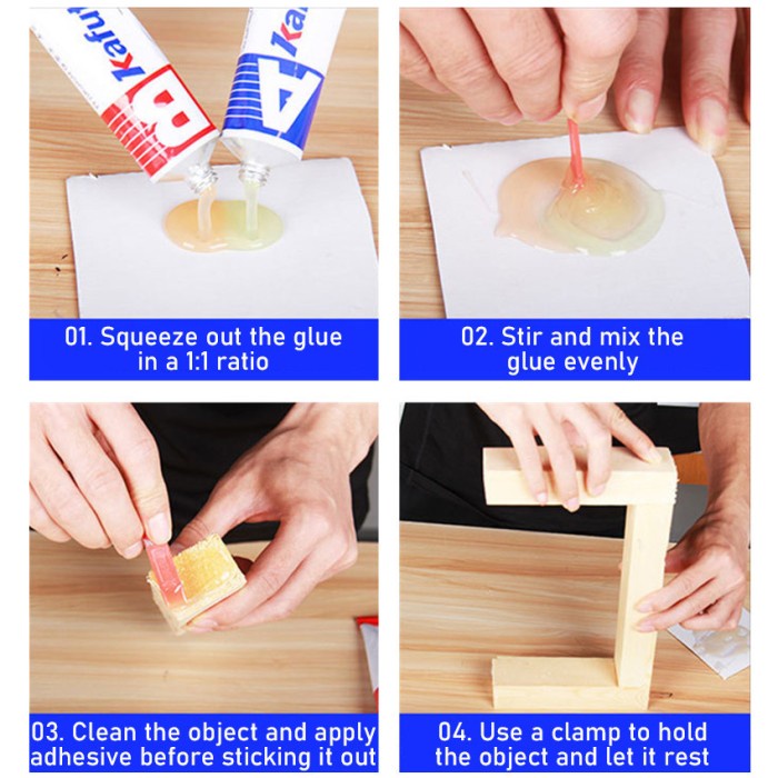 

pintar- Lem AB Kafuter Epoxy Super Kuat Penambal Besi Steel Metal Radiator Anti Bocor lem Besi