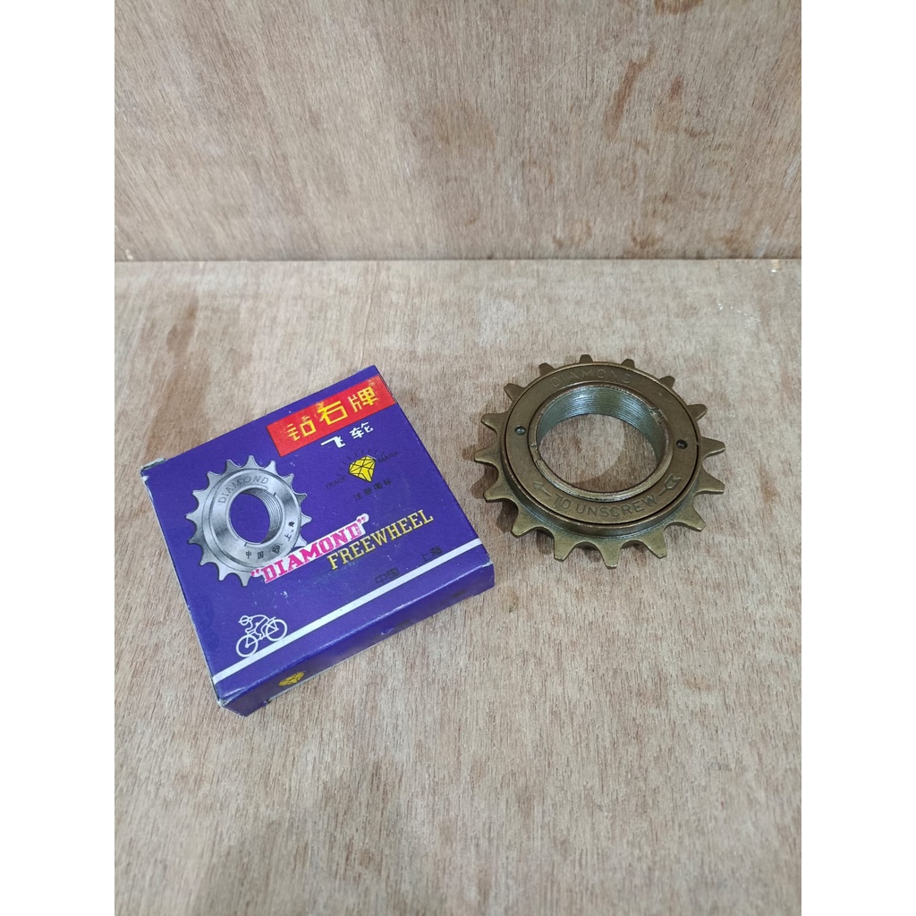 FREEWHEEL SEPEDA ANAK 12 16 18 20 24 26 GEAR BELAKANG SEPEDA DIAMOND 16T