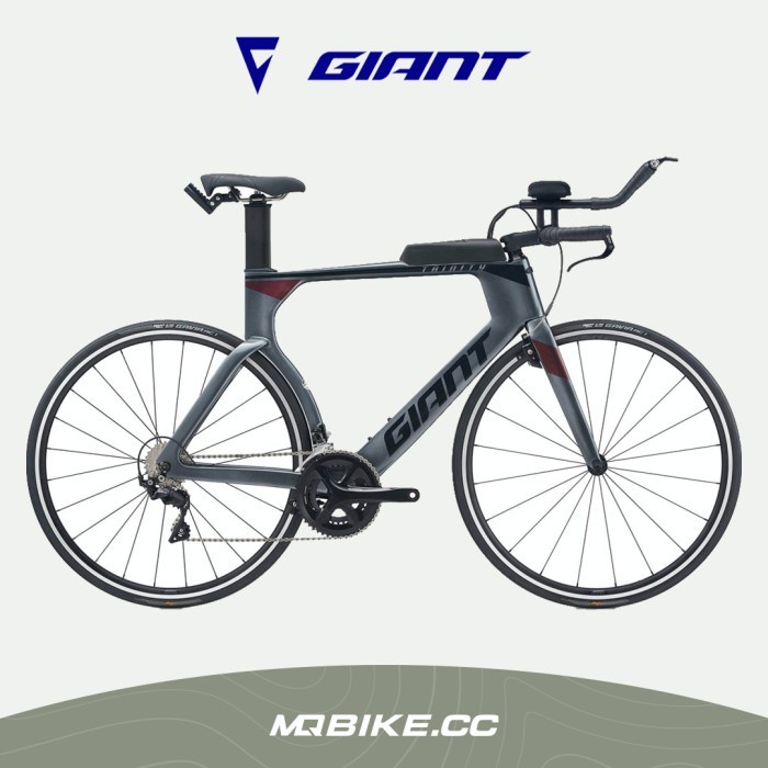 GIANT TRINITY ADVANCED SEPEDA BALAP TT TRIATHLON CHARCOAL