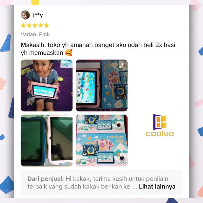 Future Toys - Tablet Anak C08 Tablet Anak Smart Kids Tablet Android Murah Android 8Inchi Full Hd