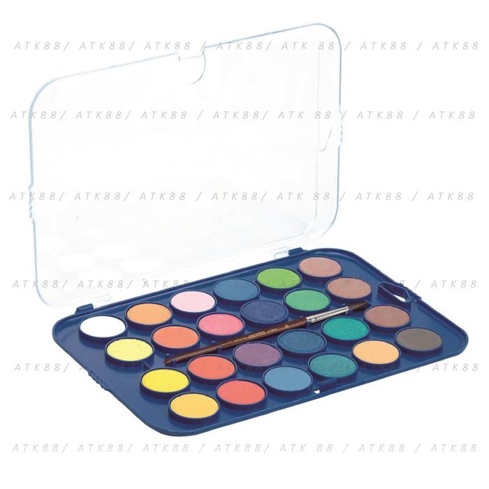 

pintar- Giotto Acquerelli 24 Warna ( Water Color Cake / Cat Air )