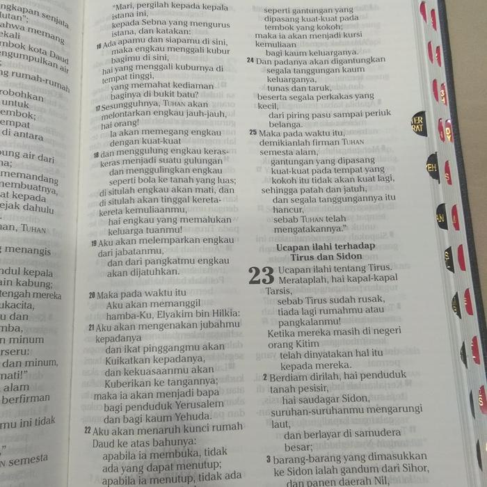

alkitab edisi huruf besar 062 TI SL