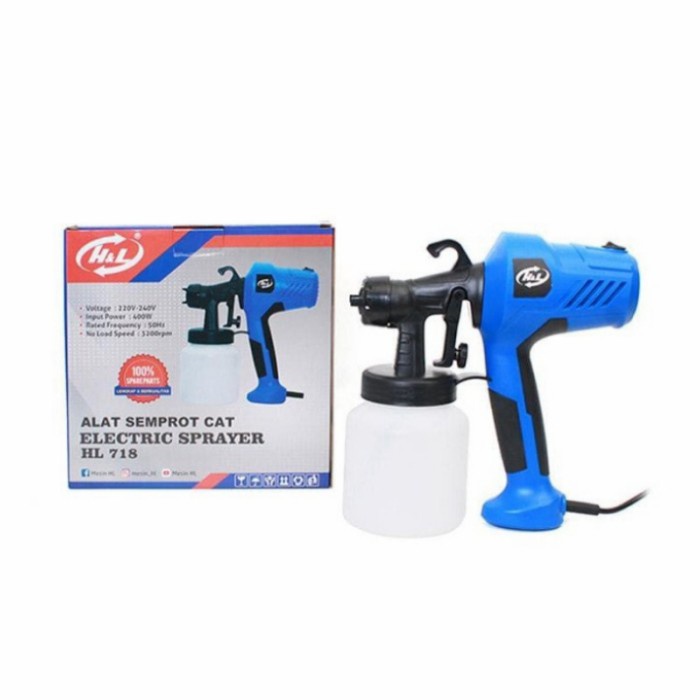 Spray Gun Electric H&L 718 Alat Semprot Cat Elektrik