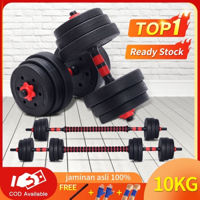 Rta - Jf Dumbell 10Kg Dumbell Set Barbel Set 10 Kg Dumbell