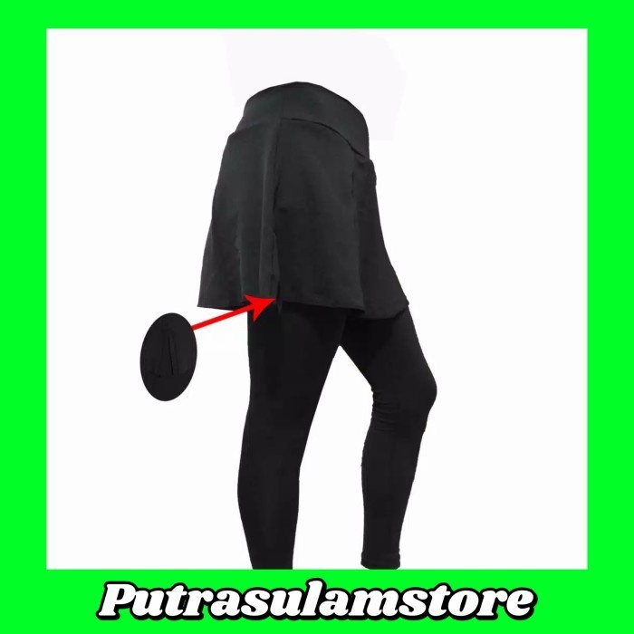 Celana Sepeda Balap Panjang Rok Wanita - Celana Sepeda Ketat Padding