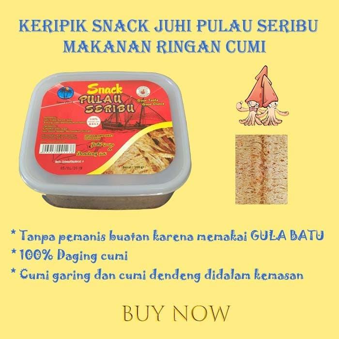 

PROMO SPECIAL Keripik SNACK JUHI PULAU SERIBU makanan ringan cumi kering RT340
