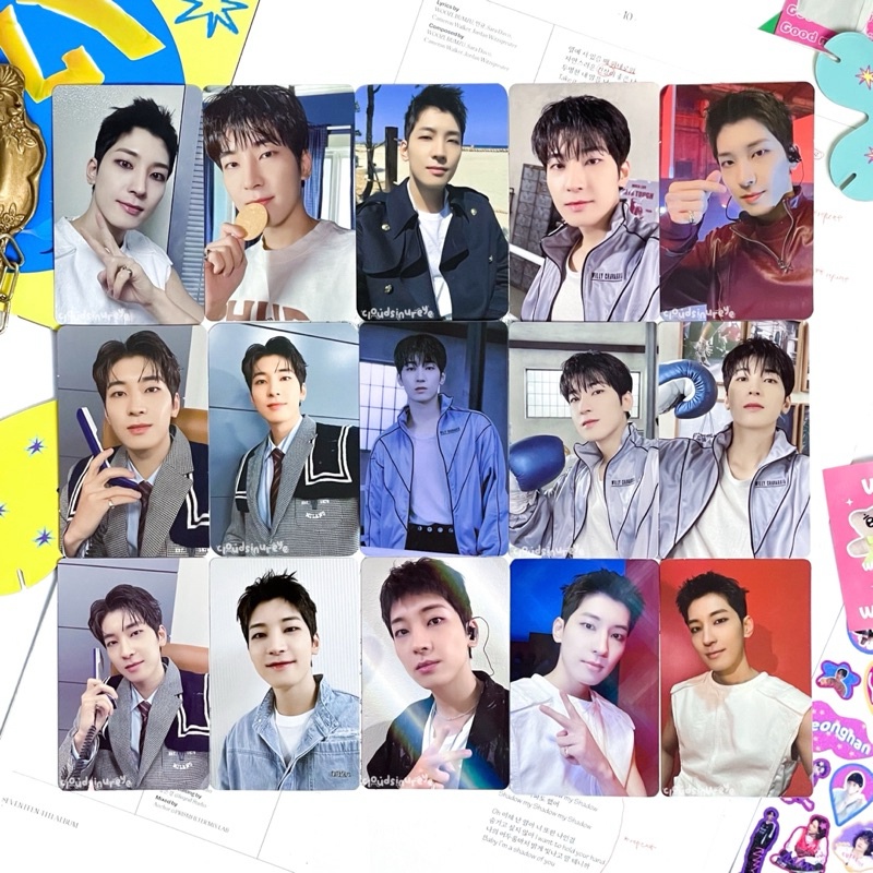 (Ready Stock) Photocard Official Wonwoo Seventeen FML Album Attaca inclusions gameboi carat