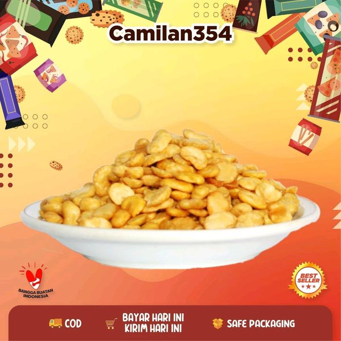

PROMO SPECIAL Kacang Koro Kupas Gurih Original - 250gr / Makanan Ringan Murah Renyah TX114