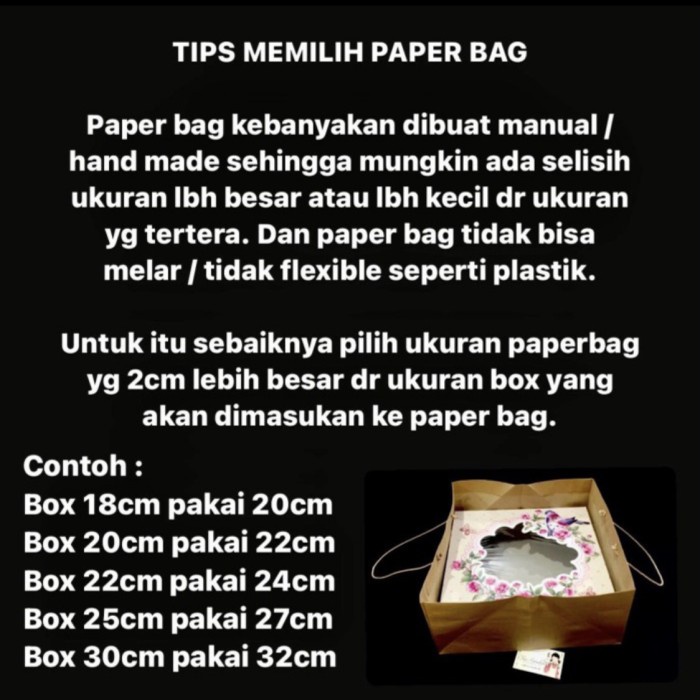 

party- Paper Bag 27x27x15cm Coklat Polos Muat utk Box 25x25cm