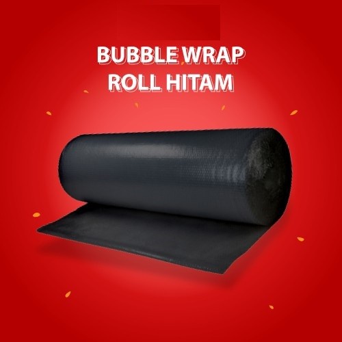 

party- Plastik Bungkus Kemasan Bubble Wrap 1 Roll Hitam 120 cm x 50 m 120x50