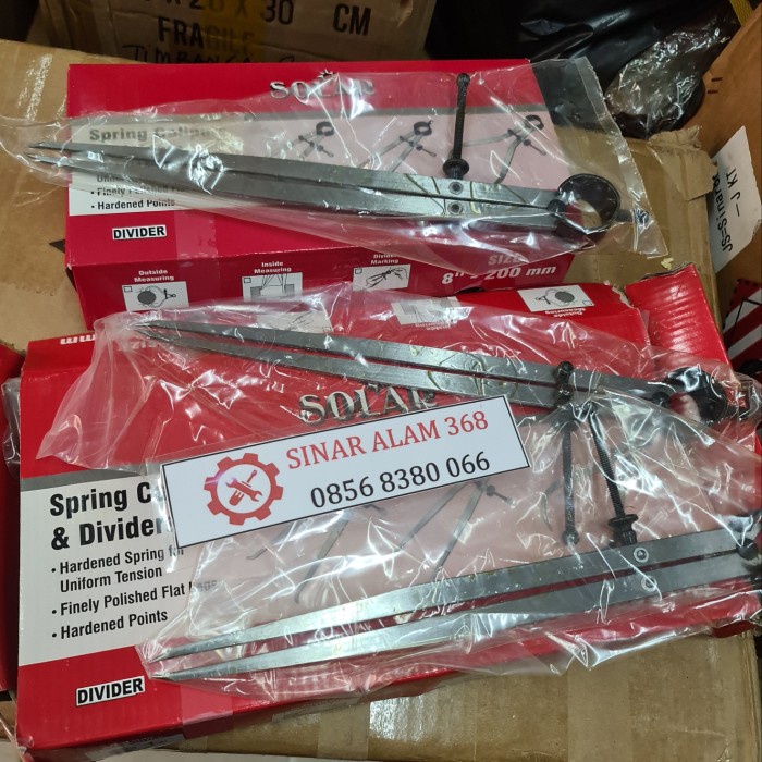 

spring calipers jangka divider 10" jangka tusuk lancip 10