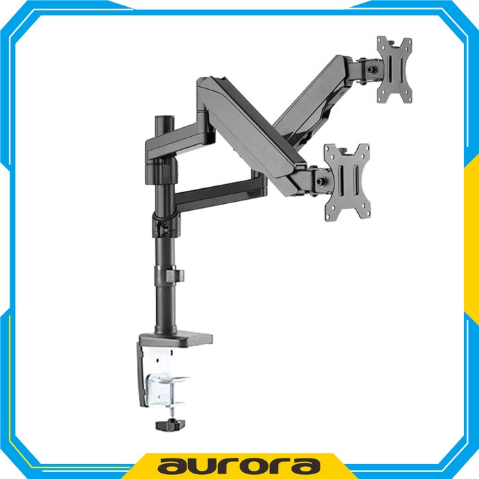 PREMIUM Oximus P200e Dual Monitor TV LCD Braket P200-E Gas Spring Arm Bracket