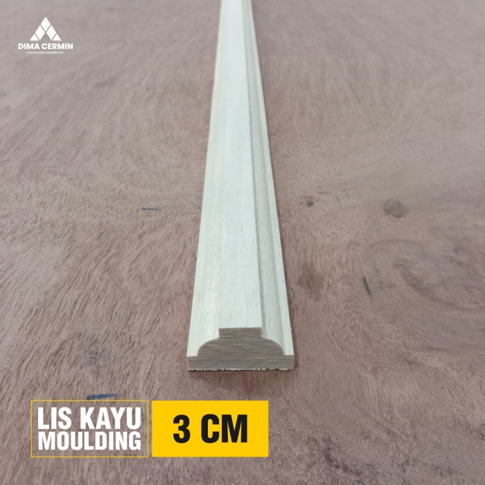 TERMURAH Wall Moulding Dinding Lis Kayu Dekorasi Rumah Satu Paket Double dengan Kaca Ukuran 3m x 3m